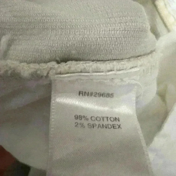 Pendleton Women’s Size 4 Cream/Tan Cotton Corduroy  Straight Leg Pants - Picture 6 of 8